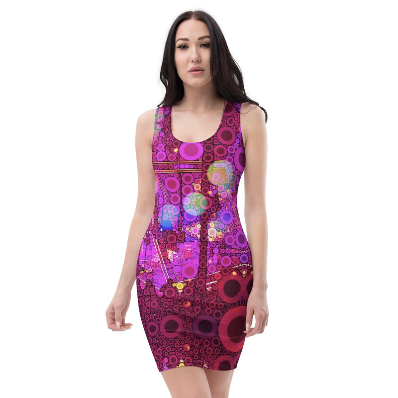 Spotted Stripers NYE Bodycon Dress