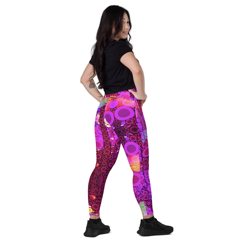 Spotted Stripers NYE Leggings with Pockets