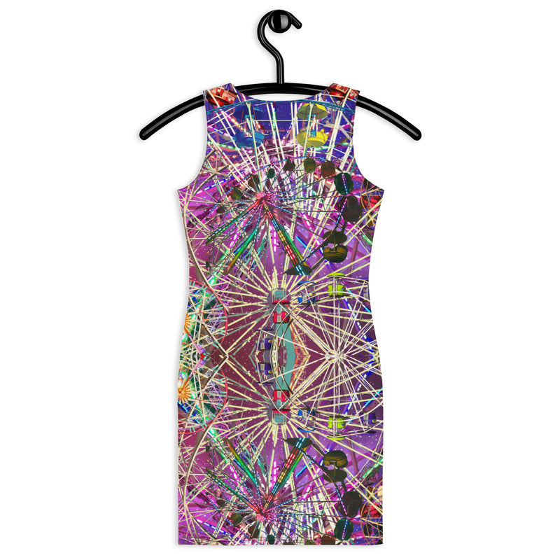 Monde Wheel Bodycon Dress