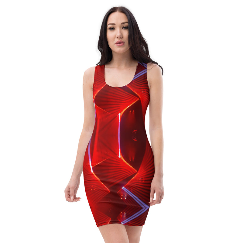 Sword in Mouth Bodycon Dress