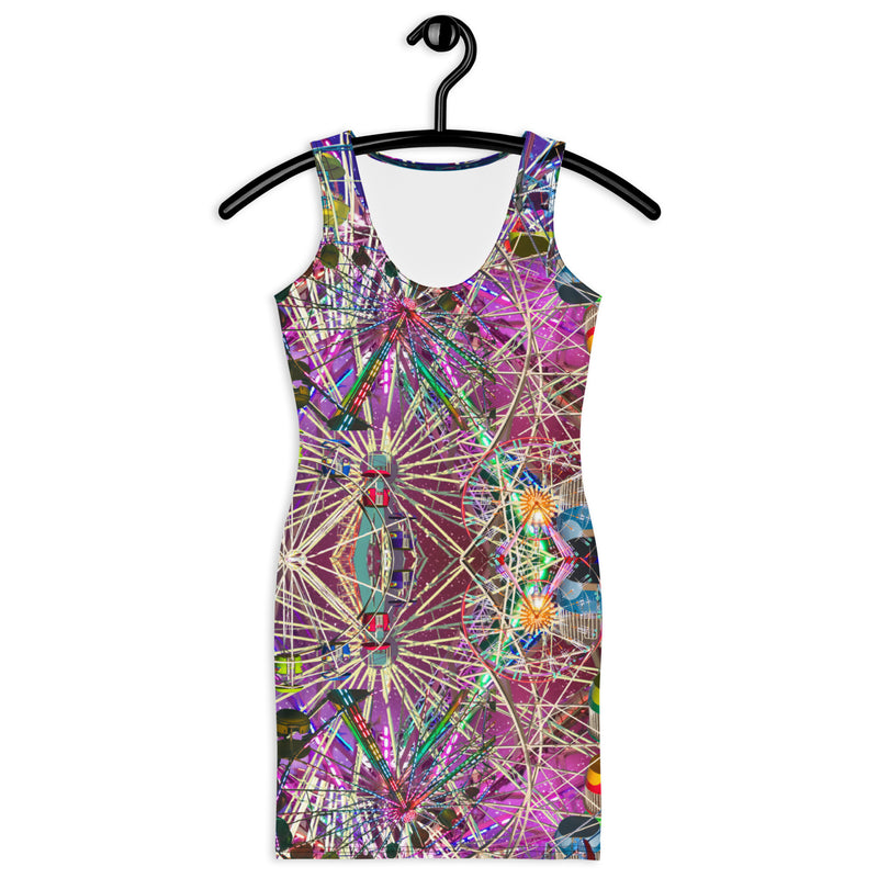 Monde Wheel Bodycon Dress