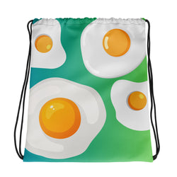 Monde Eggs Drawstring Bag