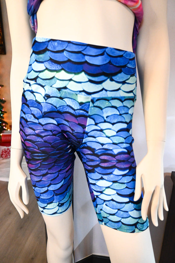 Mermaid Bike Shorts - A Circus of Light 