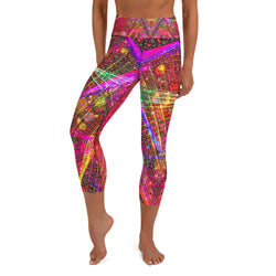 Clouds and Sunken Caves Yoga Capri Leggings Mexico 2020 - A Circus of Light 