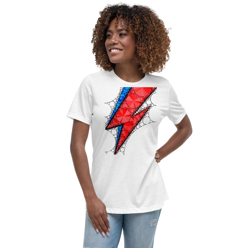 Bowie Bolt Women's Relaxed T-Shirt - A Circus of Light 